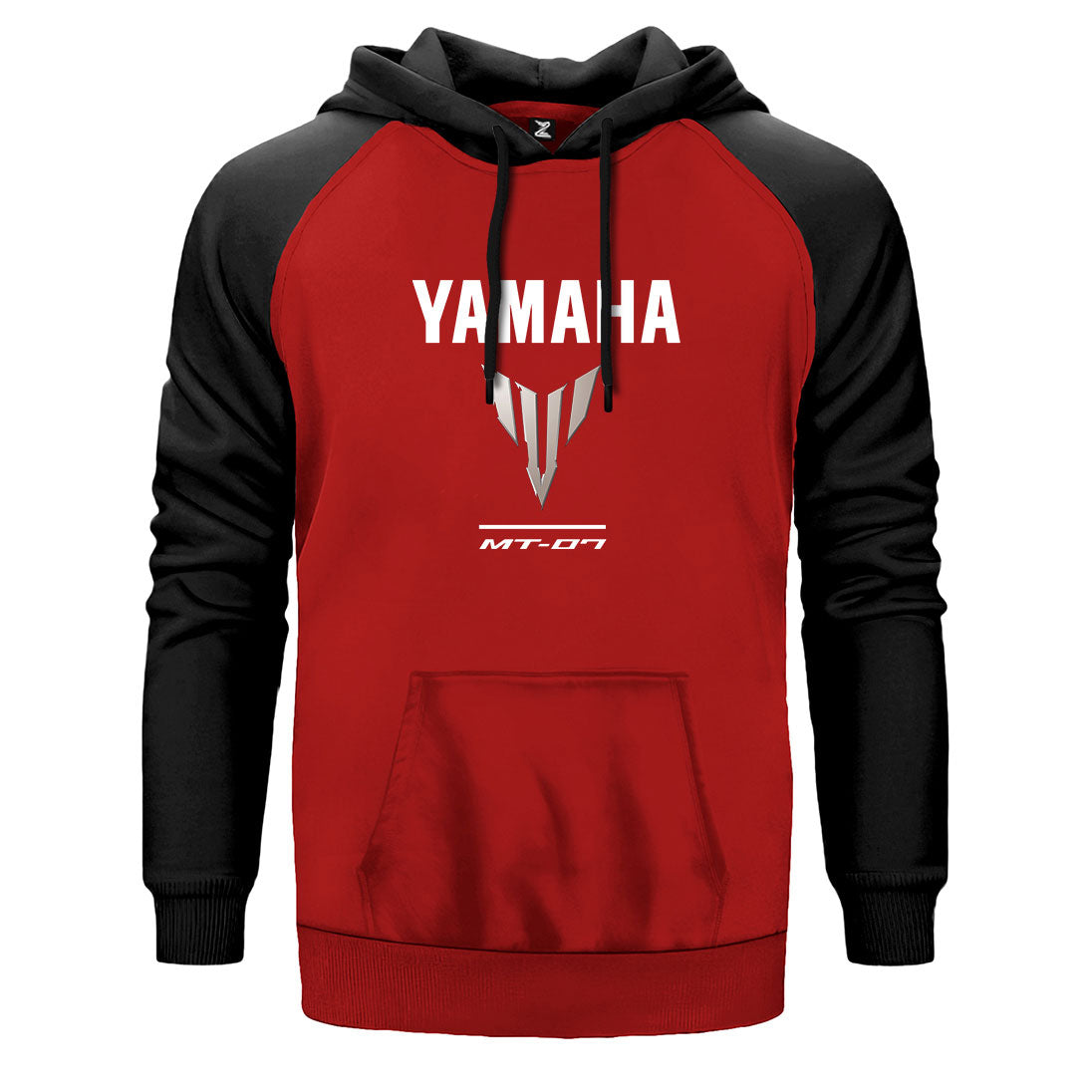 Yamaha MT07 Logo Çift Renk Reglan Kol Sweatshirt