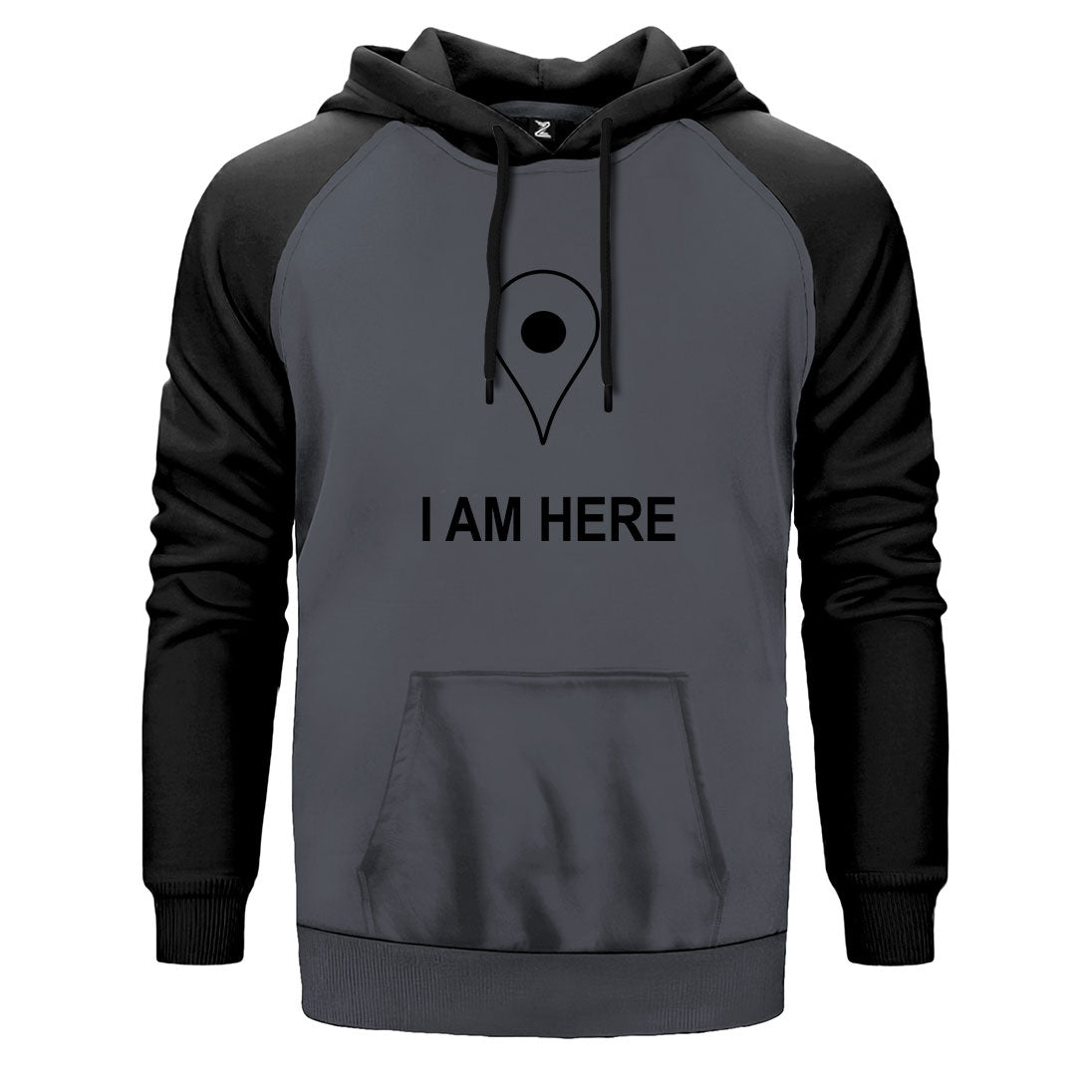 I am Here Çift Renk Reglan Kol Sweatshirt