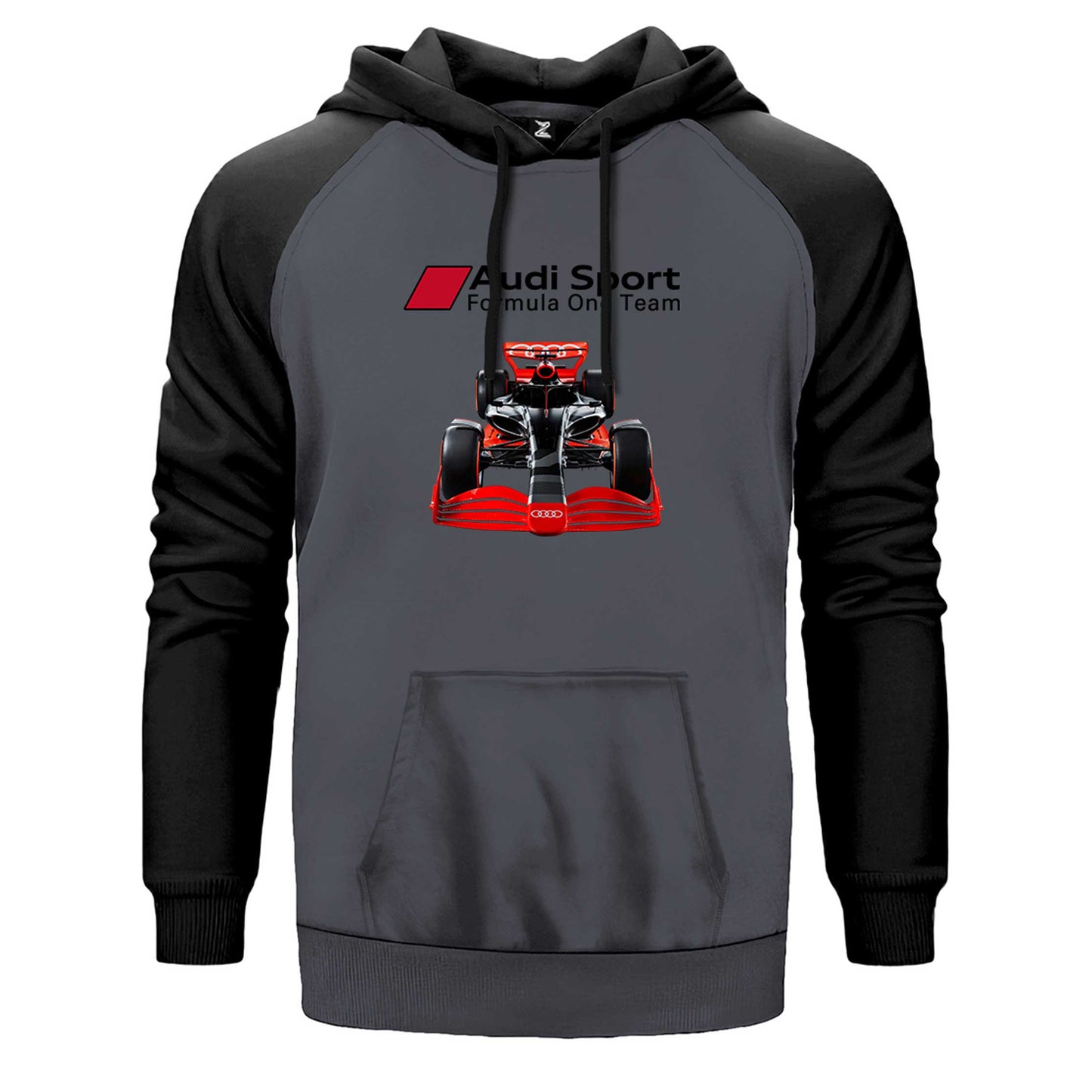 F1 Audi Sport Formula Çift Renk Reglan Kol Sweatshirt