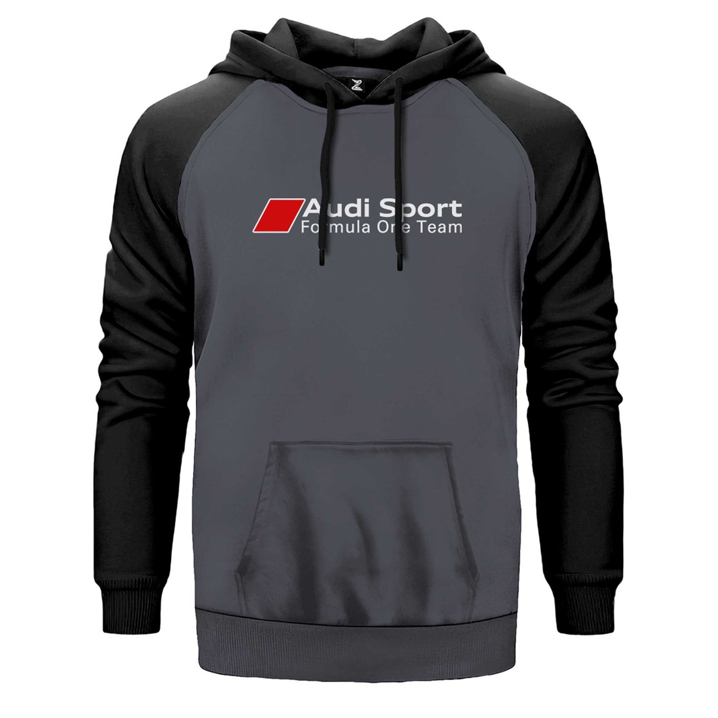 F1 Audi Formula One Çift Renk Reglan Kol Sweatshirt