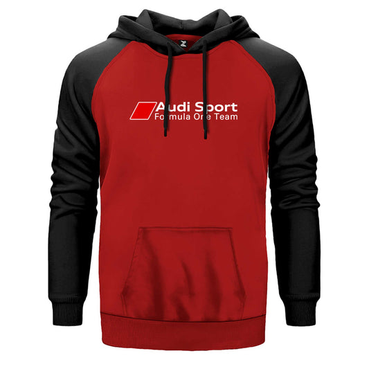 F1 Audi Formula One Çift Renk Reglan Kol Sweatshirt