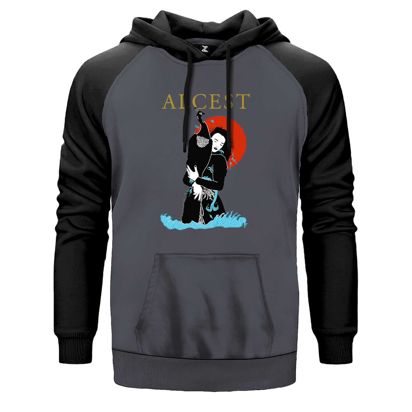 Alcest İllustrator Çift Renk Reglan Kol Sweatshirt