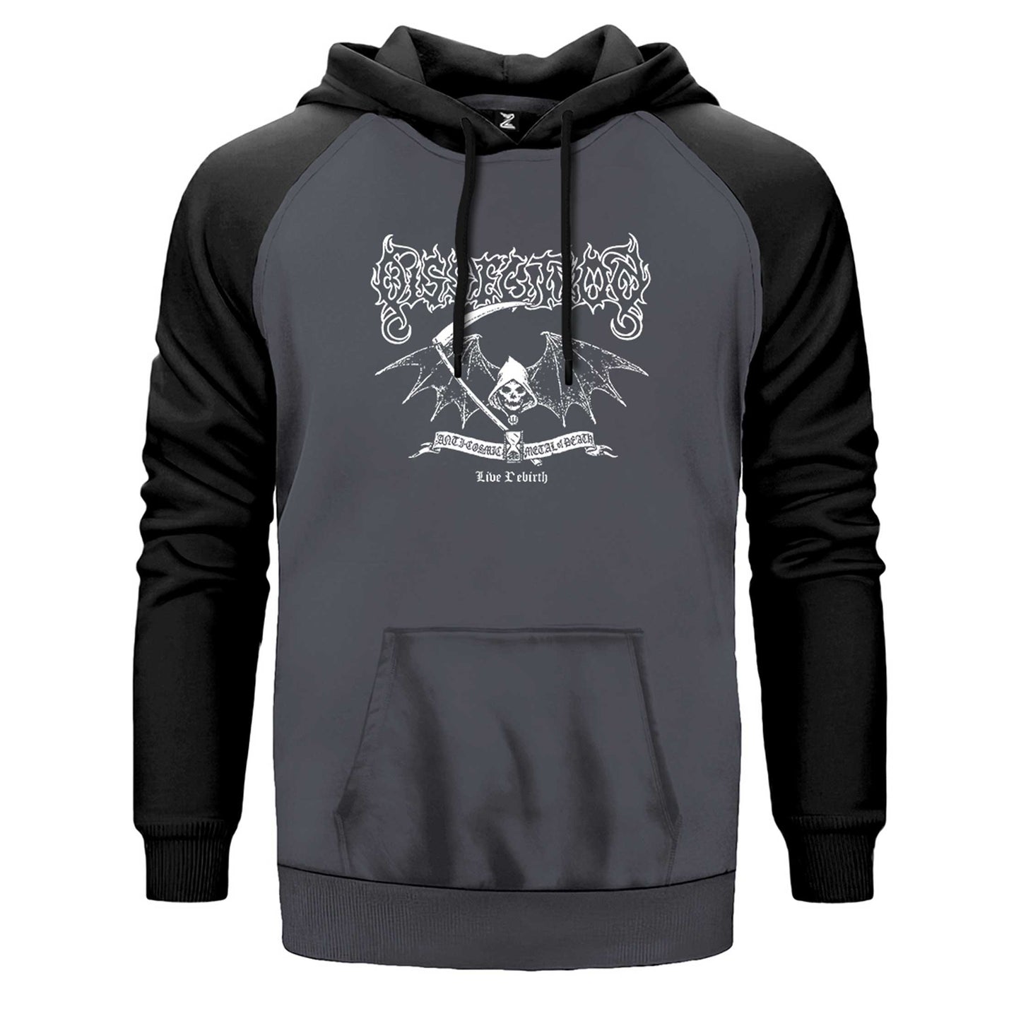 Dissection Live Rebirth Çift Renk Reglan Kol Sweatshirt
