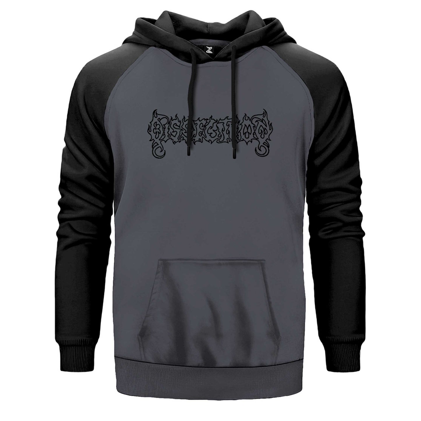Dissection Logo Çift Renk Reglan Kol Sweatshirt