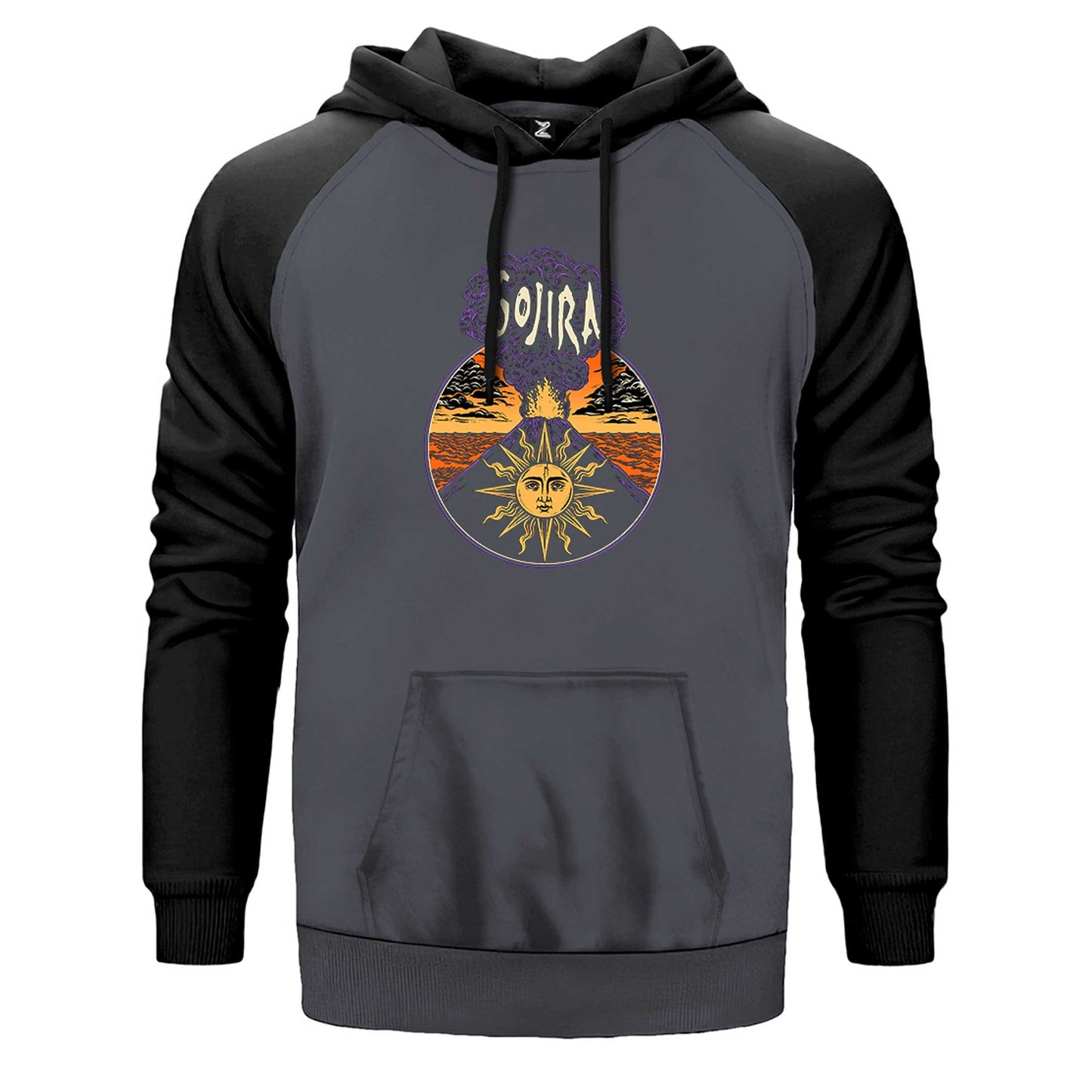 Gojira Design Çift Renk Reglan Kol Sweatshirt