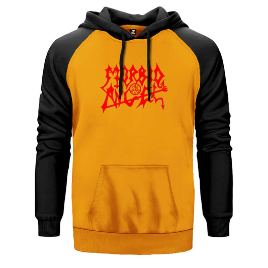 Morbid Angel Logo Çift Renk Reglan Kol Sweatshirt