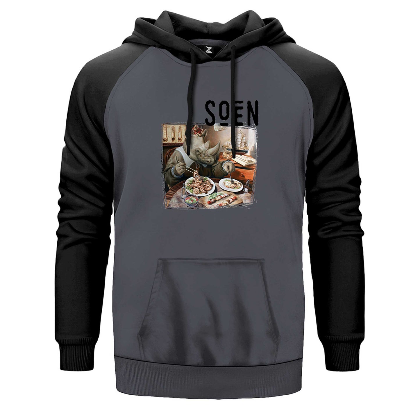 Soen Tellurian Çift Renk Reglan Kol Sweatshirt