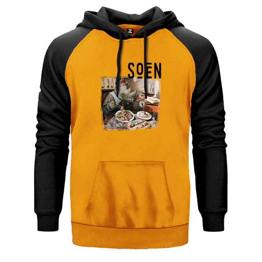 Soen Tellurian Çift Renk Reglan Kol Sweatshirt