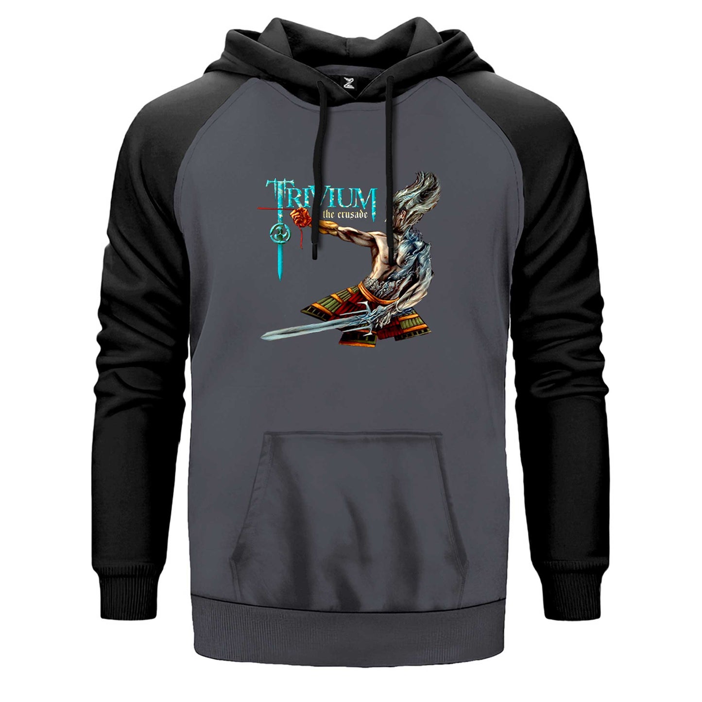 Trivium The Crusade Çift Renk Reglan Kol Sweatshirt