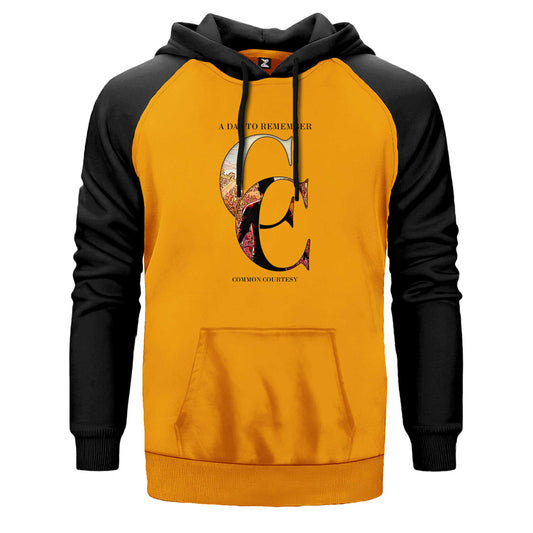 A Day Remember Common Courtesy Çift Renk Reglan Kol Sweatshirt