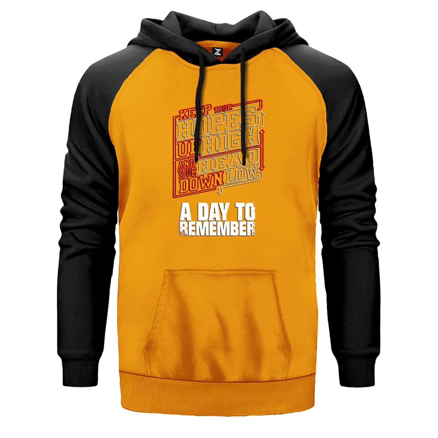 A Day Remember Keep Your Çift Renk Reglan Kol Sweatshirt