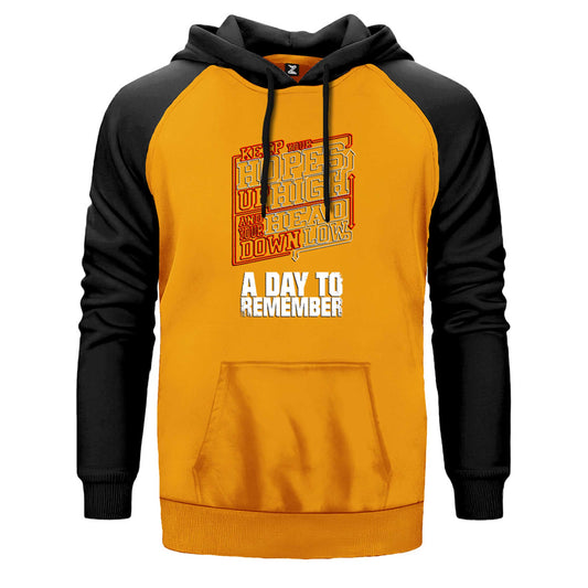 A Day Remember Keep Your Çift Renk Reglan Kol Sweatshirt