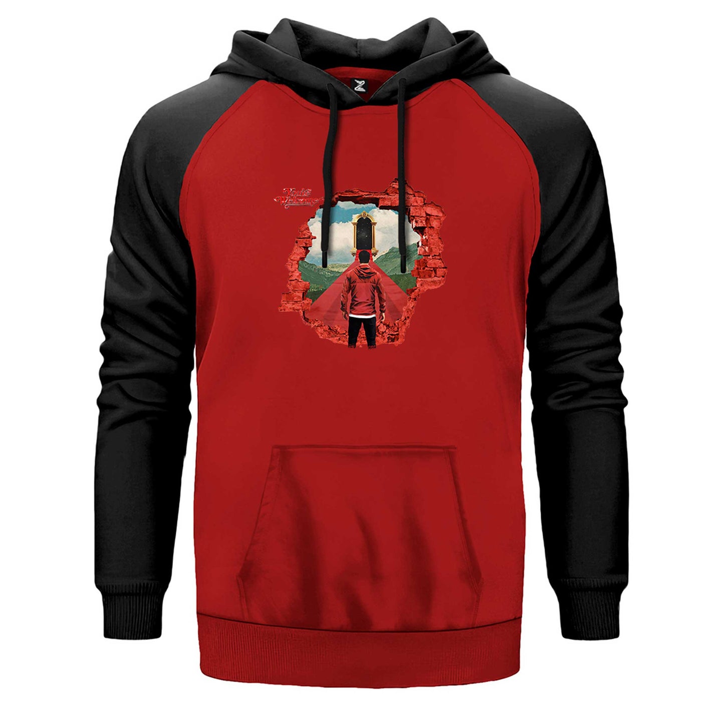 A Day Remember Youre Welcome Çift Renk Reglan Kol Sweatshirt