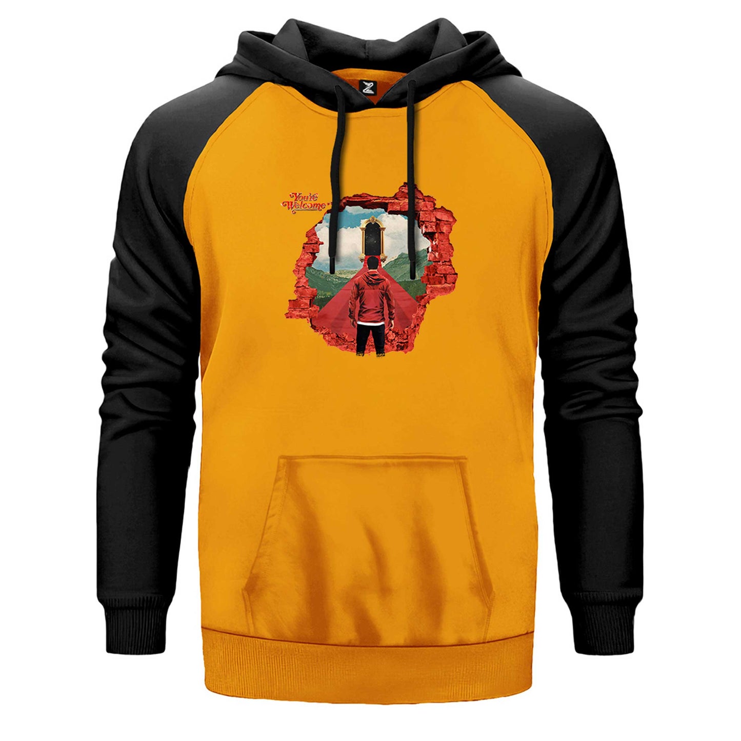 A Day Remember Youre Welcome Çift Renk Reglan Kol Sweatshirt