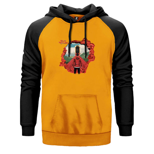 A Day Remember Youre Welcome Çift Renk Reglan Kol Sweatshirt