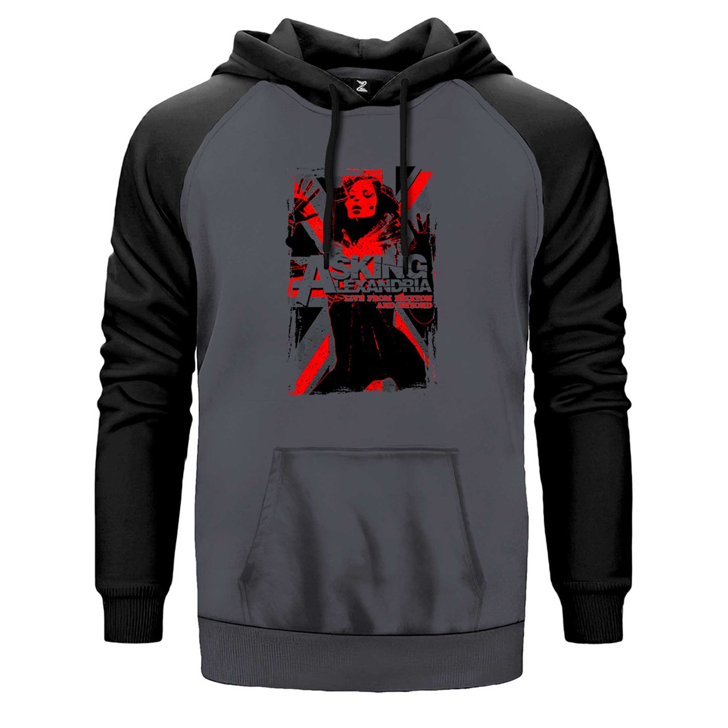 Asking Alexandria Live From Brixton And Beyond Çift Renk Reglan Kol Sweatshirt