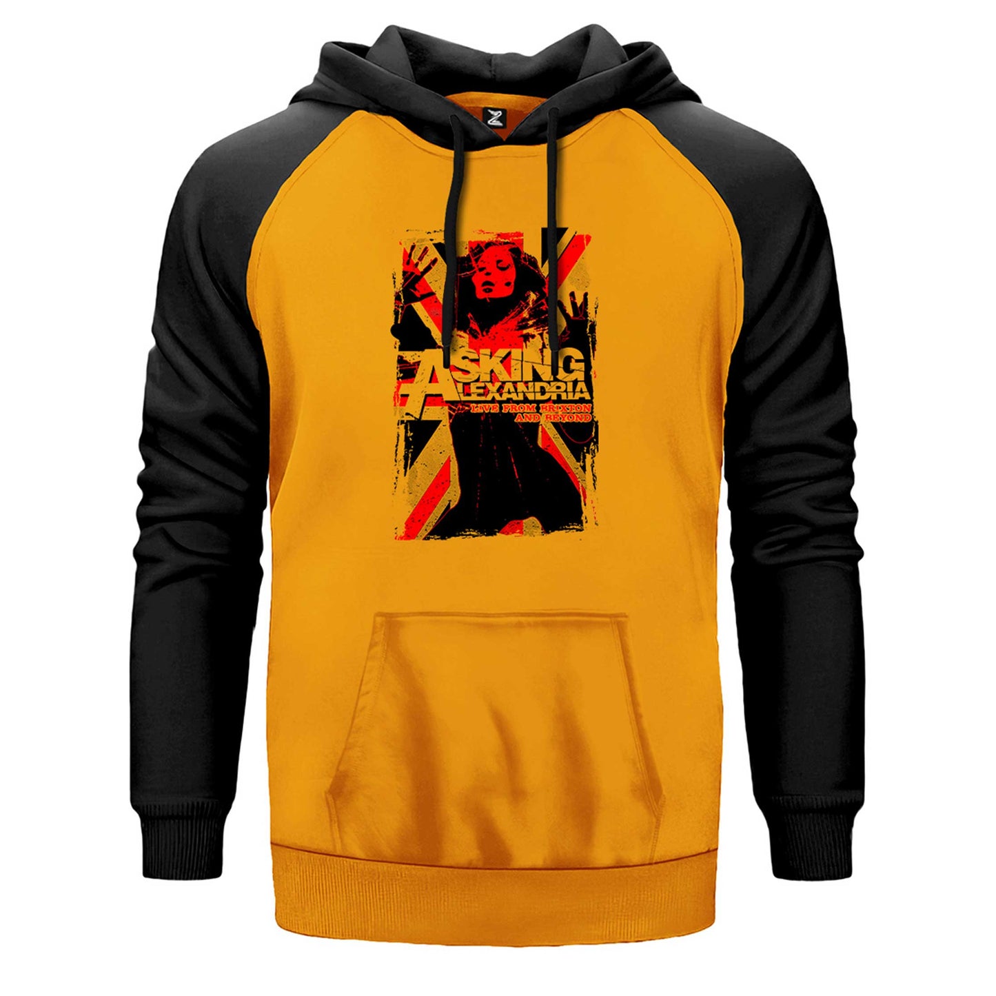 Asking Alexandria Live From Brixton And Beyond Çift Renk Reglan Kol Sweatshirt