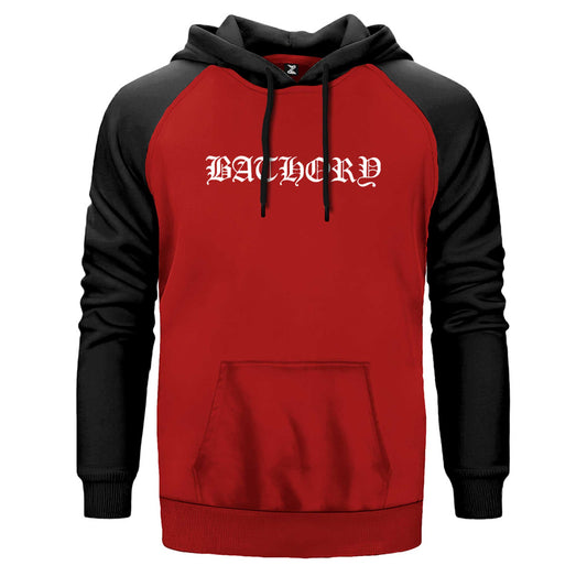 Bathory Logo Çift Renk Reglan Kol Sweatshirt