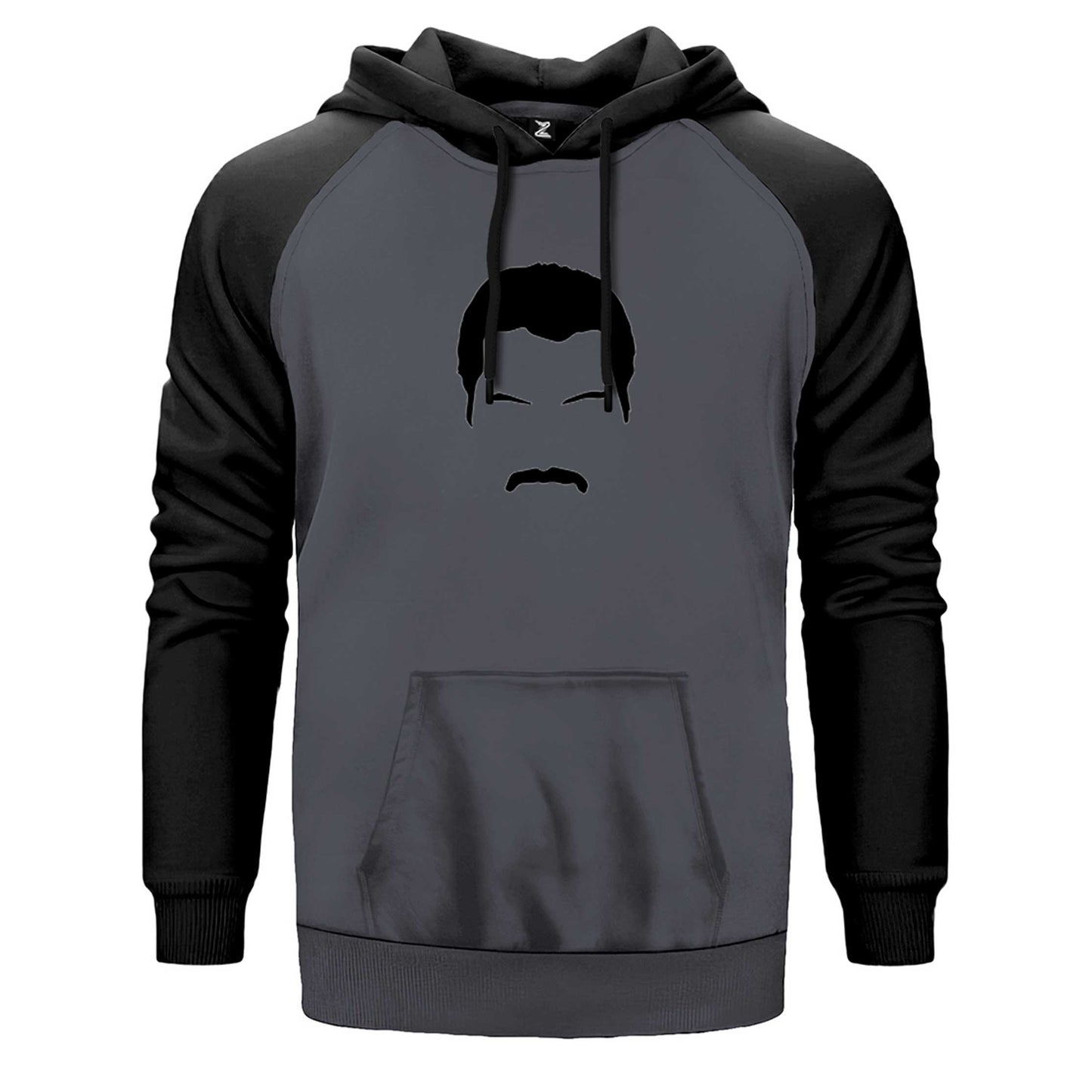 Queen Freddie Mercury face Çift Renk Reglan Kol Sweatshirt