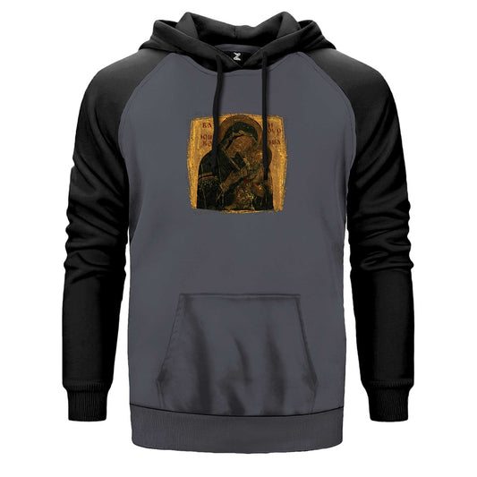 Batushka Panihida Çift Renk Reglan Kol Sweatshirt