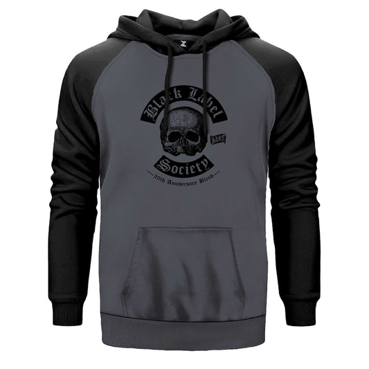 Black Label Society 20 Anniversary for Society Tour Çift Renk Reglan Kol Sweatshirt