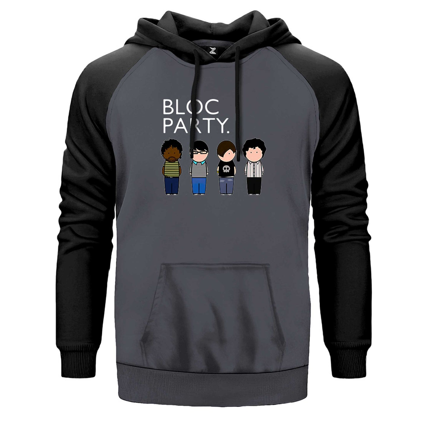 Bloc Party Grup Çift Renk Reglan Kol Sweatshirt