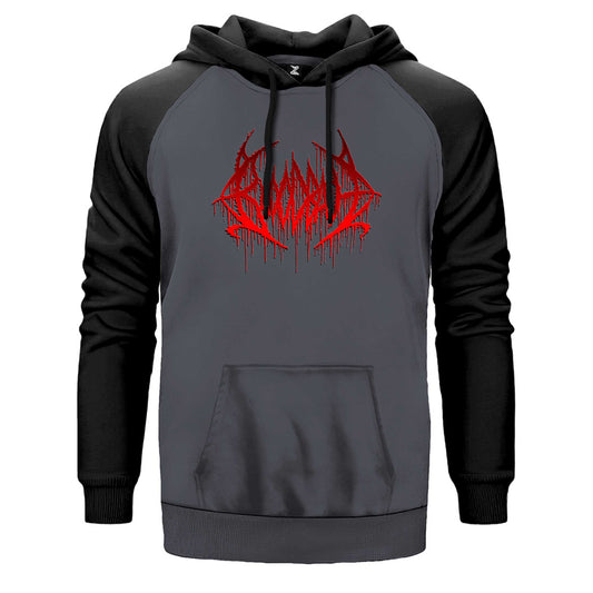 Bloodbath Logo Red Çift Renk Reglan Kol Sweatshirt