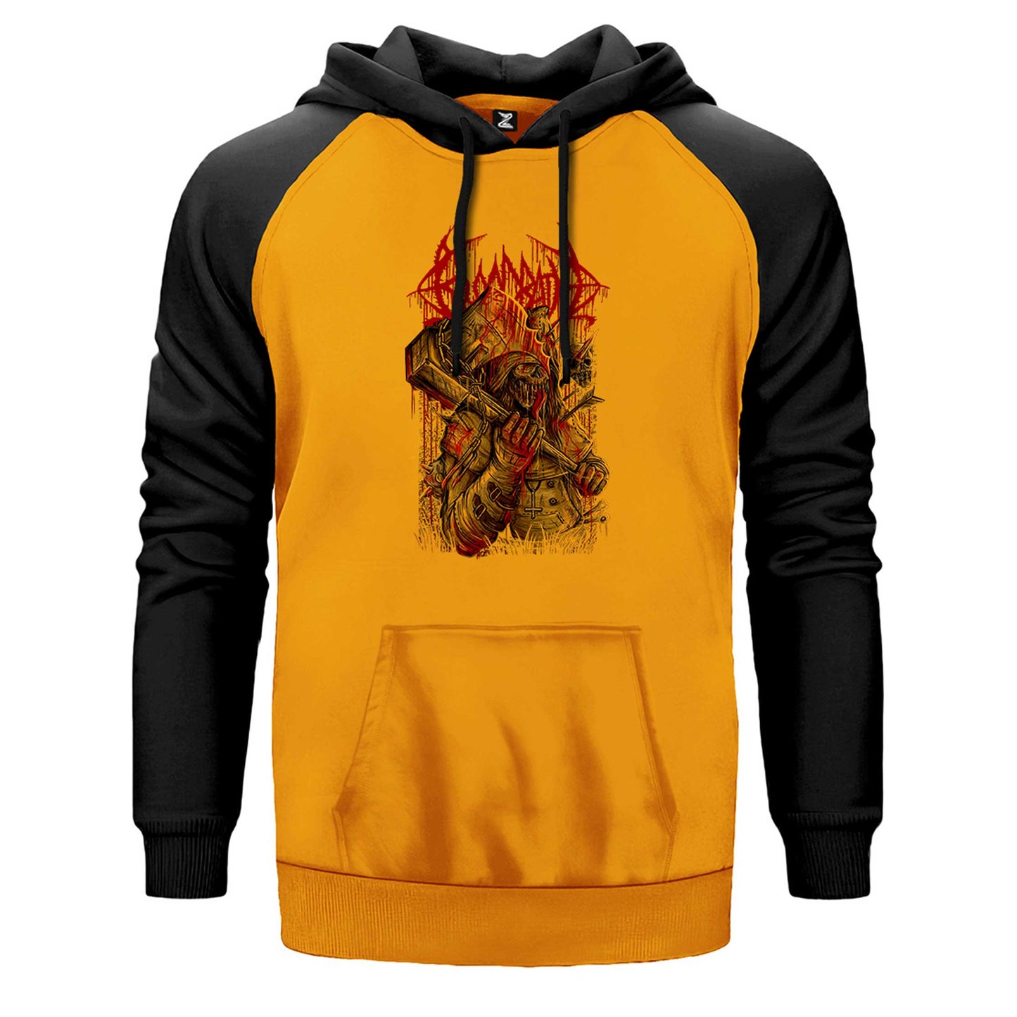 Bloodbath Skull Çift Renk Reglan Kol Sweatshirt