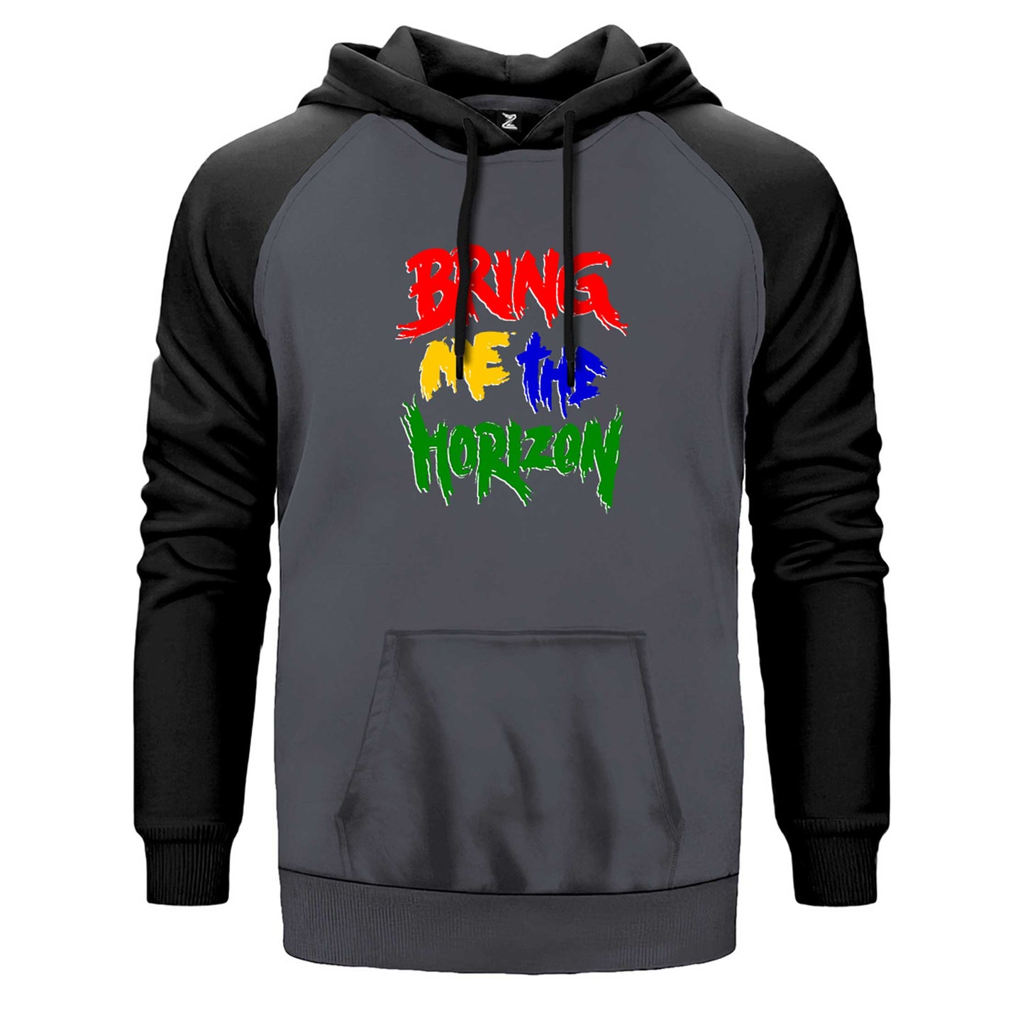 Bring Me The Horizon Rainbow Çift Renk Reglan Kol Sweatshirt