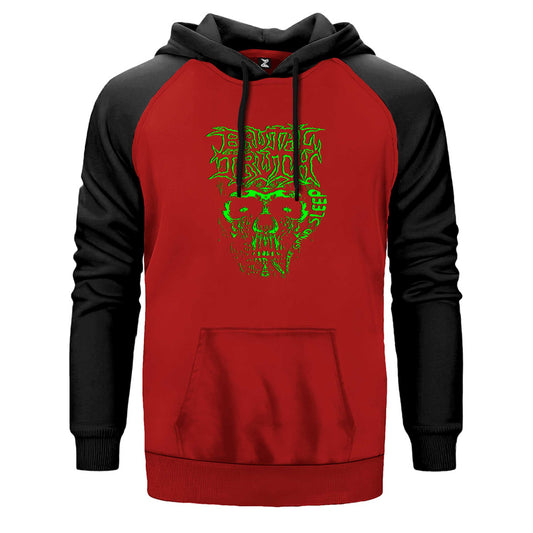 Brutal Truth Graphic Çift Renk Reglan Kol Sweatshirt
