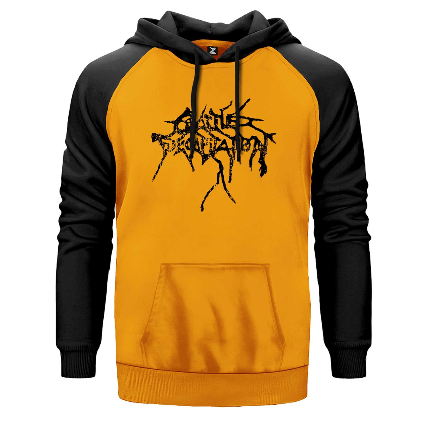 Cattle Decapitation Logo Çift Renk Reglan Kol Sweatshirt