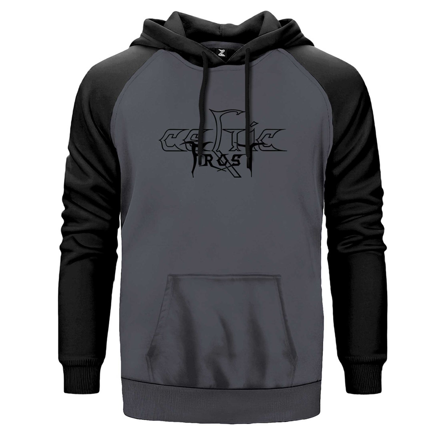 Celtic Frost Logo Çift Renk Reglan Kol Sweatshirt