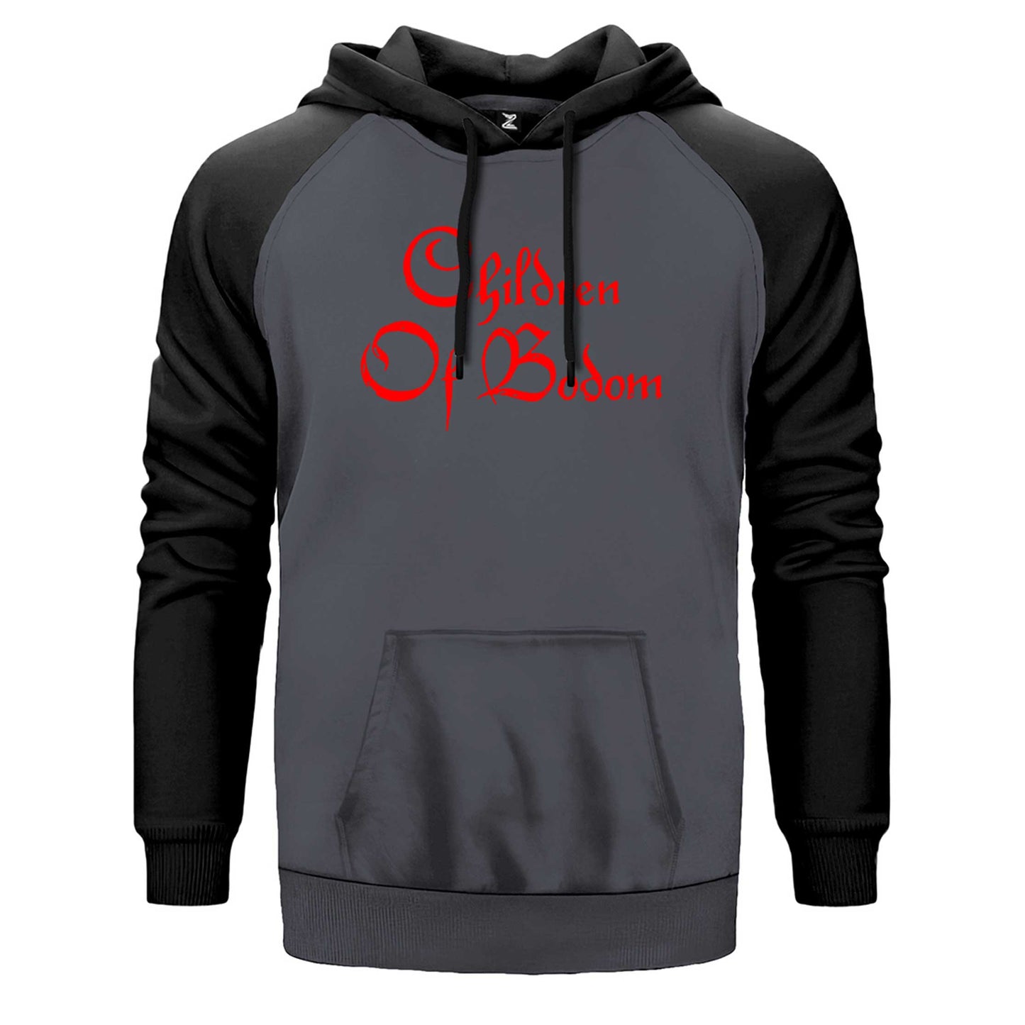Children Of Bodom Yazı Çift Renk Reglan Kol Sweatshirt