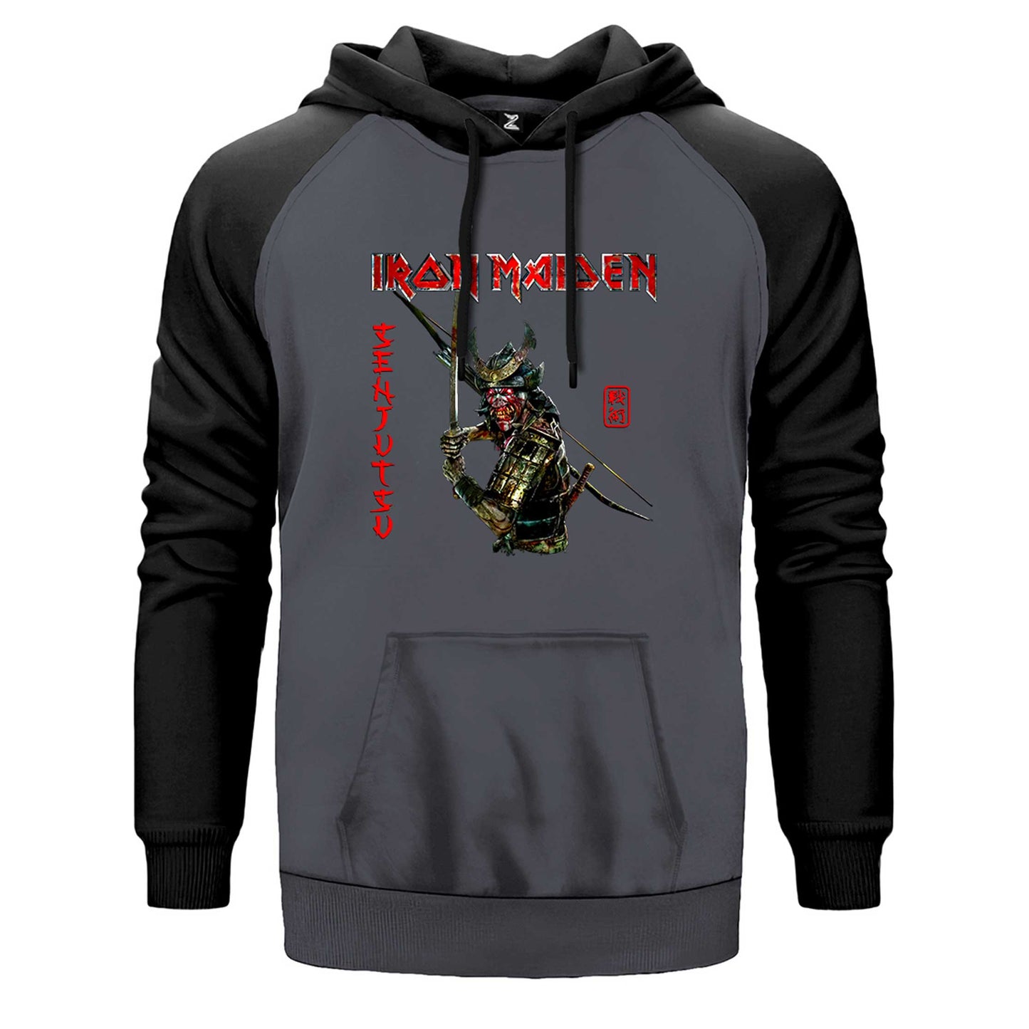 Iron Maiden Senjutsu Çift Renk Reglan Kol Sweatshirt