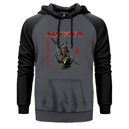 Iron Maiden Senjutsu Çift Renk Reglan Kol Sweatshirt