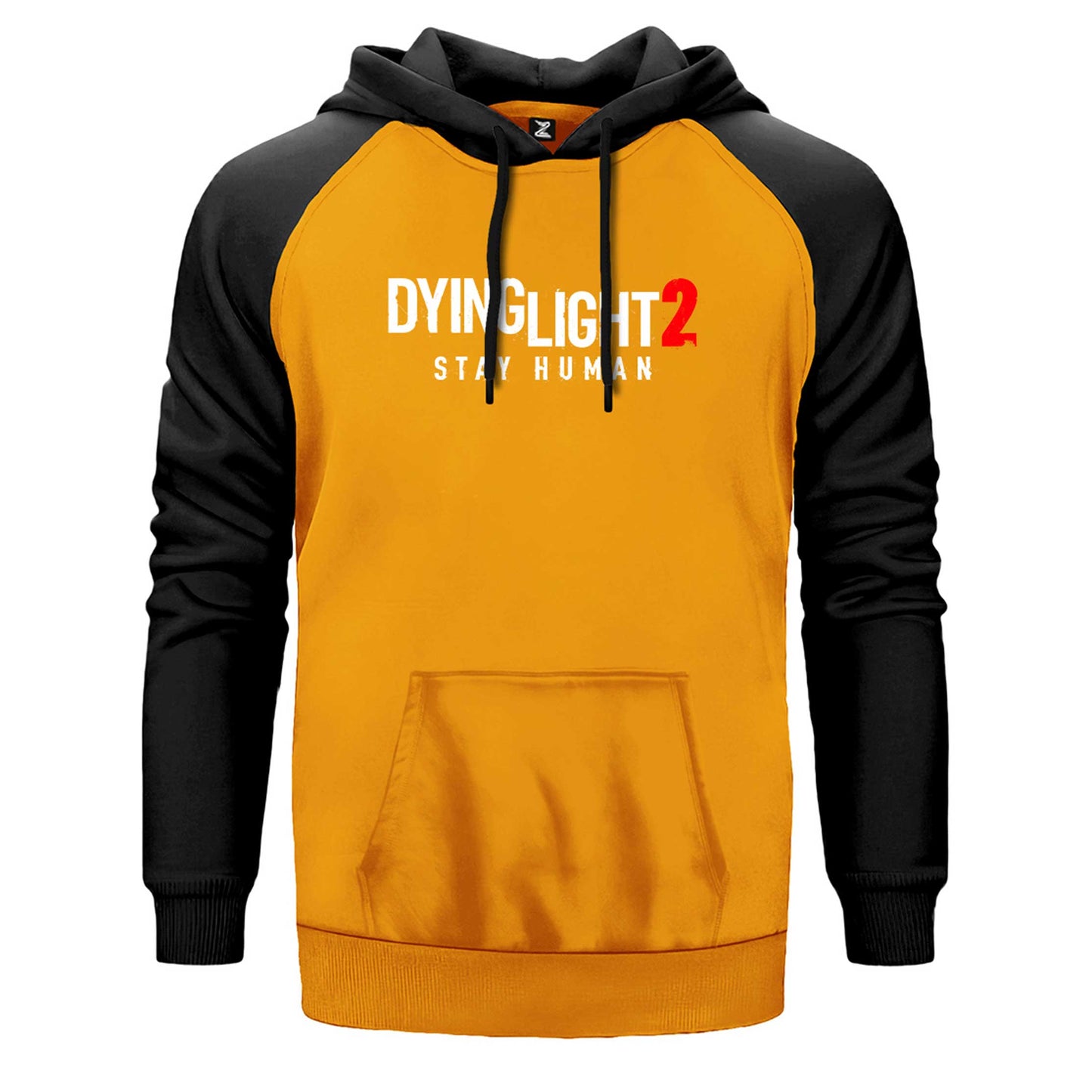 Dying Light Logo Çift Renk Reglan Kol Sweatshirt