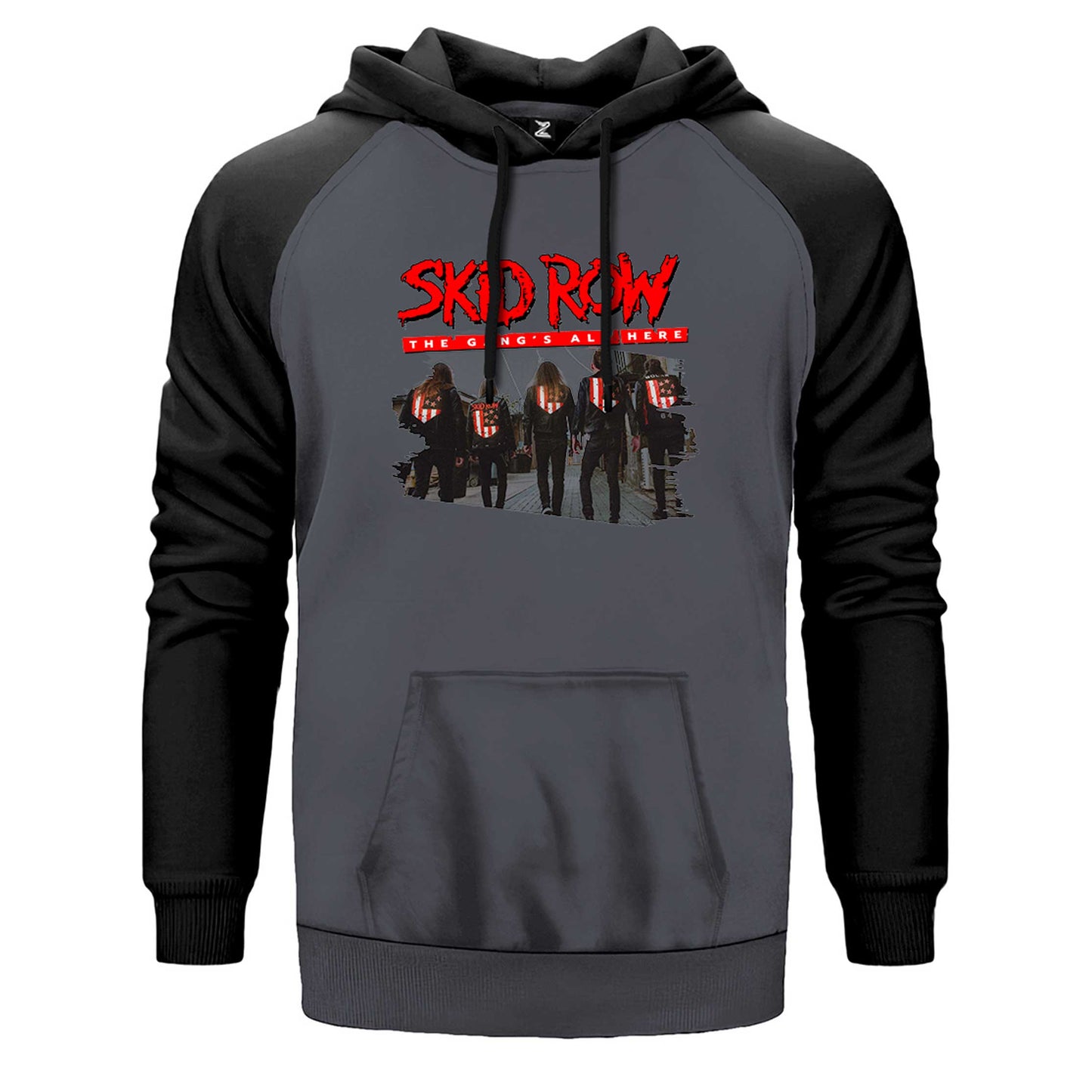 Skid Row The Gang Çift Renk Reglan Kol Sweatshirt