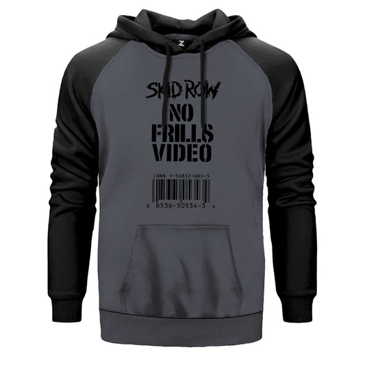 Skid Row No Frills Video Çift Renk Reglan Kol Sweatshirt