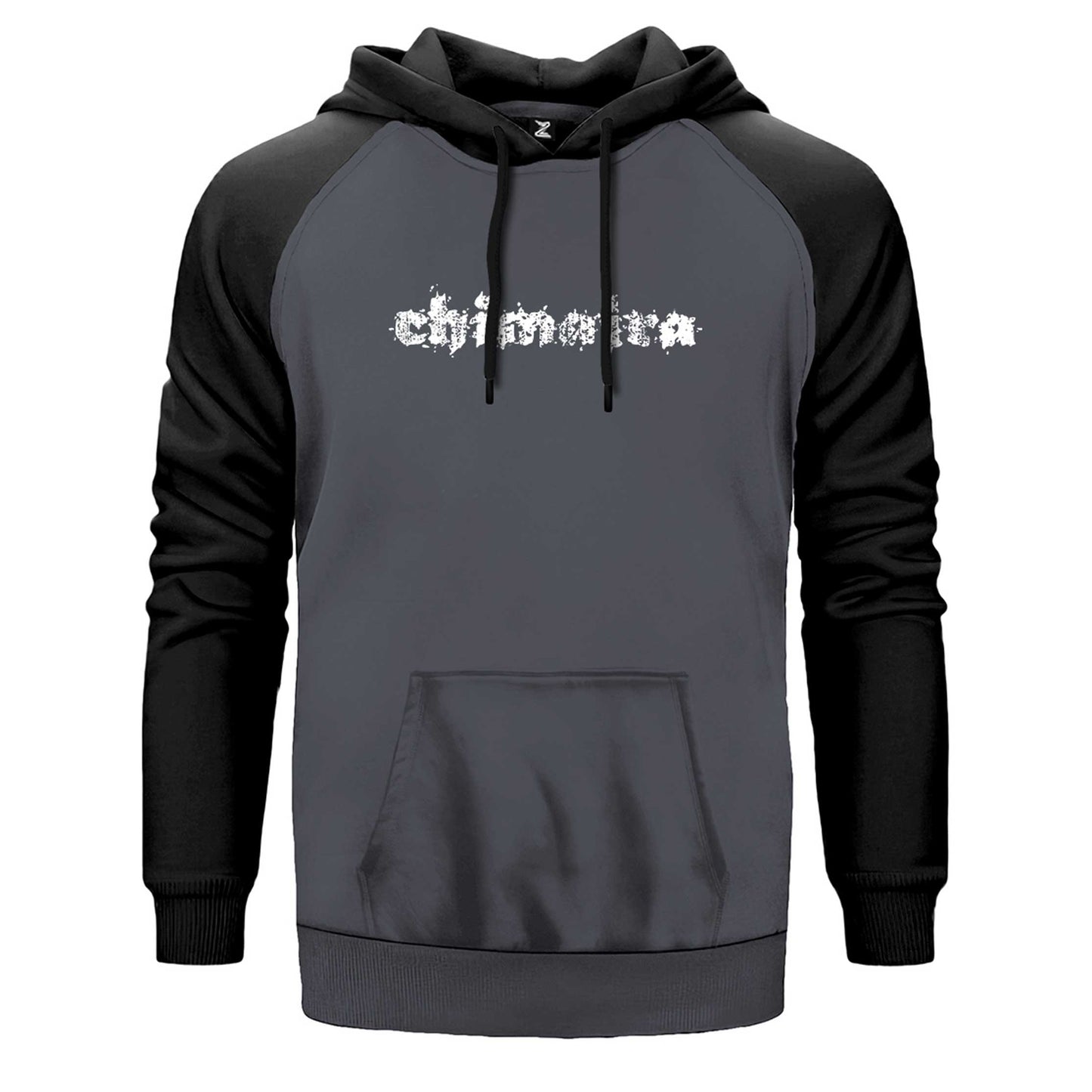 Chimaira Logo Çift Renk Reglan Kol Sweatshirt