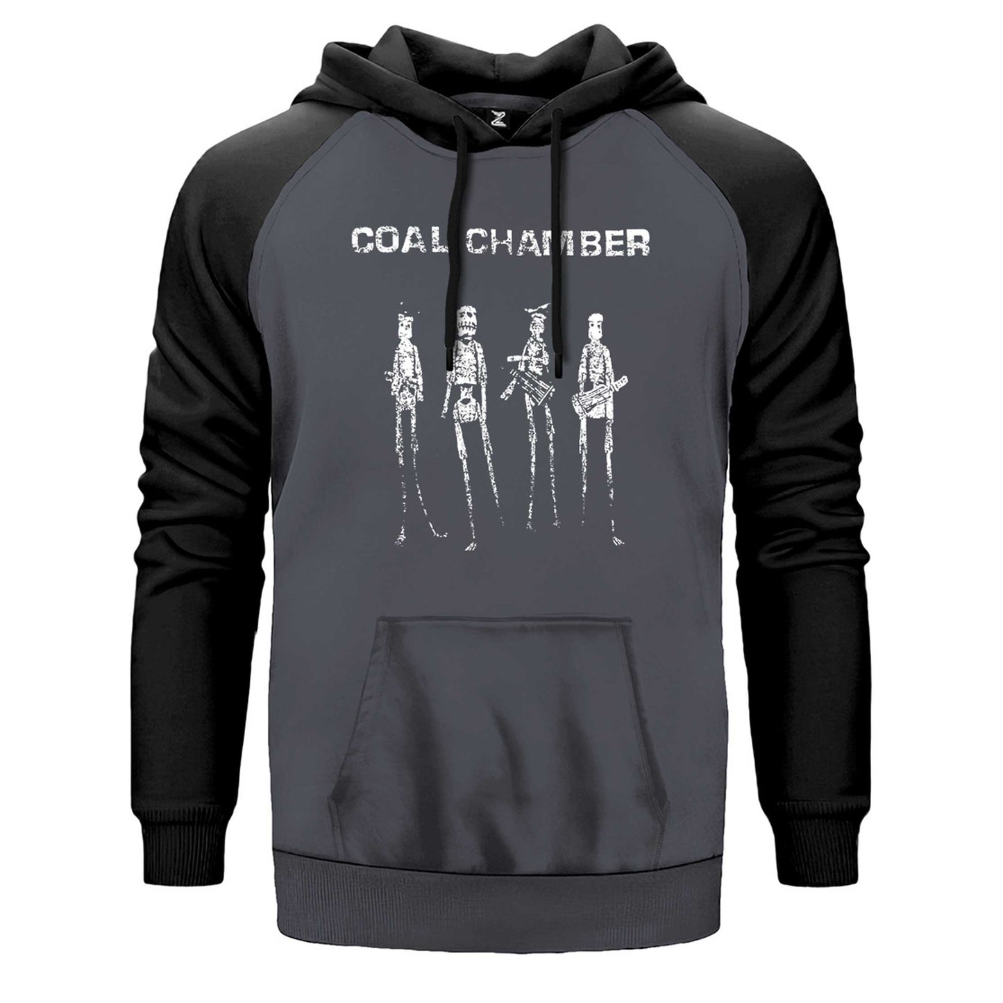 Coal Chamber Dark Days Çift Renk Reglan Kol Sweatshirt