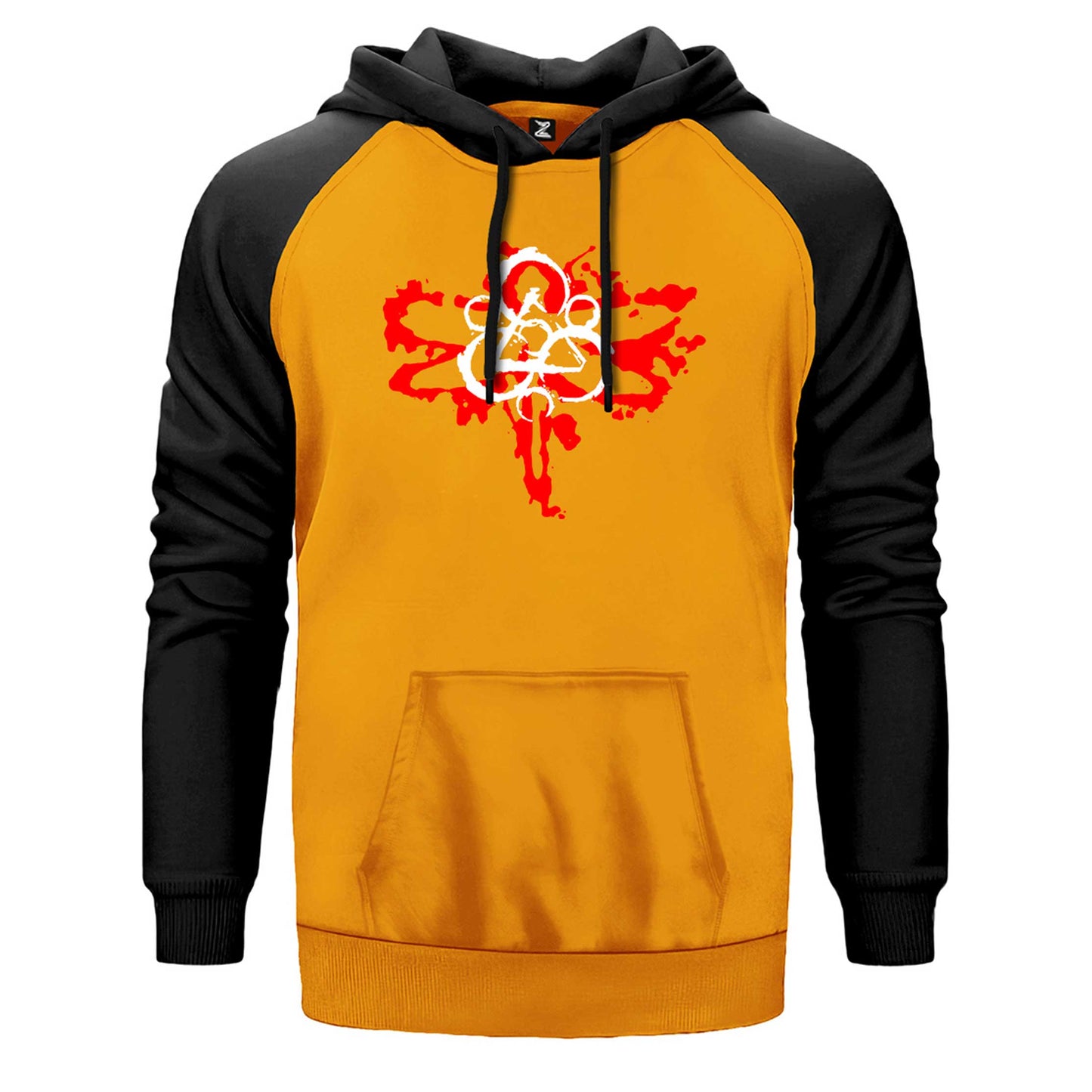 Coheed and Cambria Butterfly Logo Çift Renk Reglan Kol Sweatshirt