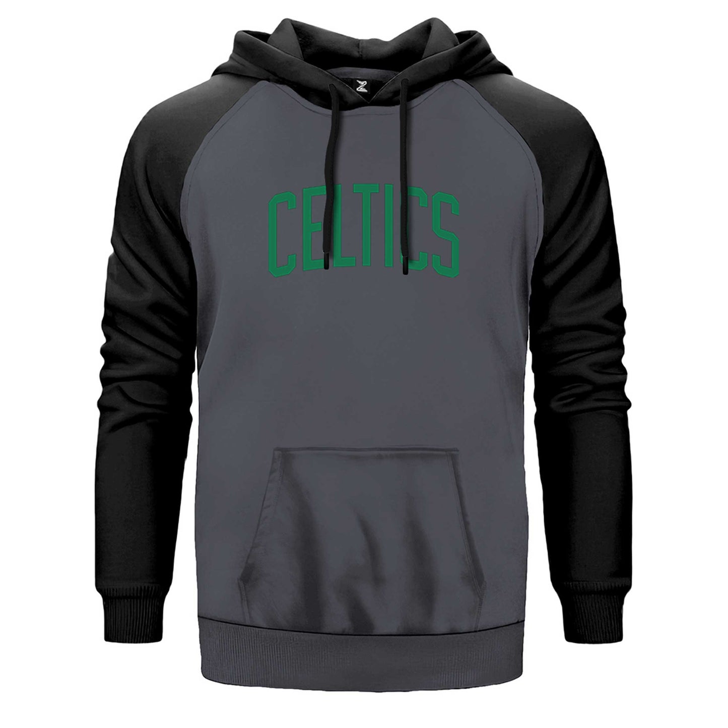 Boston Celtics Yazı Çift Renk Reglan Kol Sweatshirt