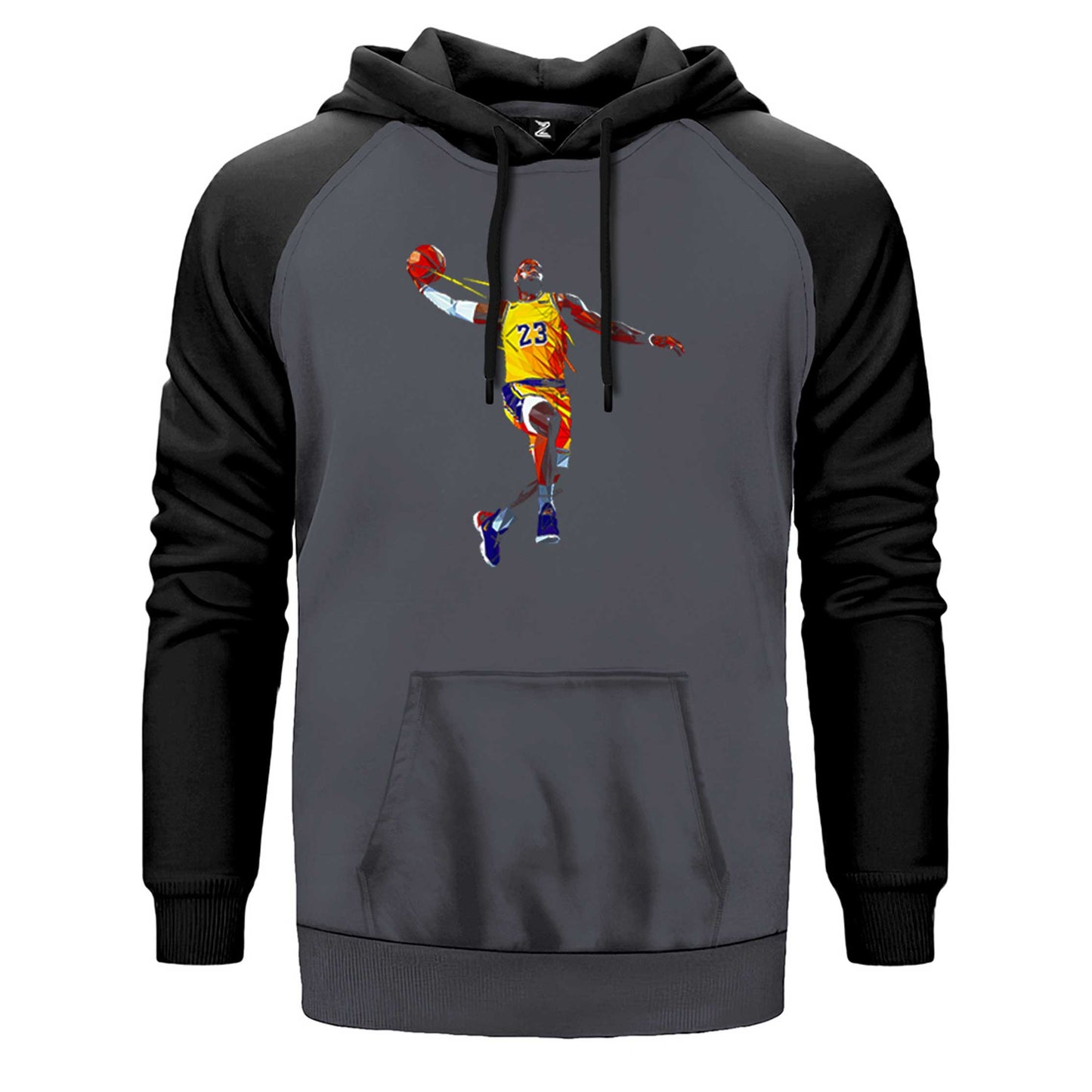 Lebron James Color Çift Renk Reglan Kol Sweatshirt