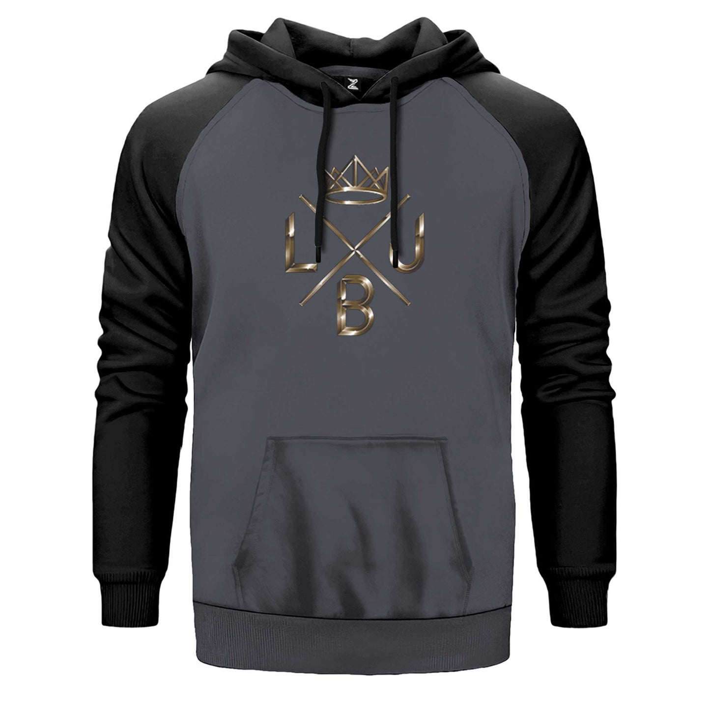 Lebron James King logo Çift Renk Reglan Kol Sweatshirt