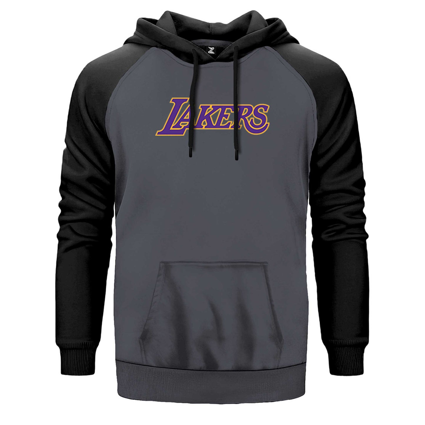 Los Angeles Lakers Çift Renk Reglan Kol Sweatshirt