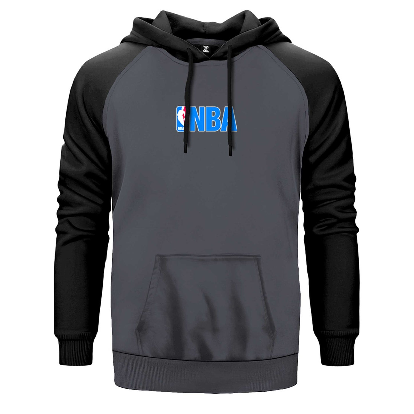 NBA Logo Çift Renk Reglan Kol Sweatshirt