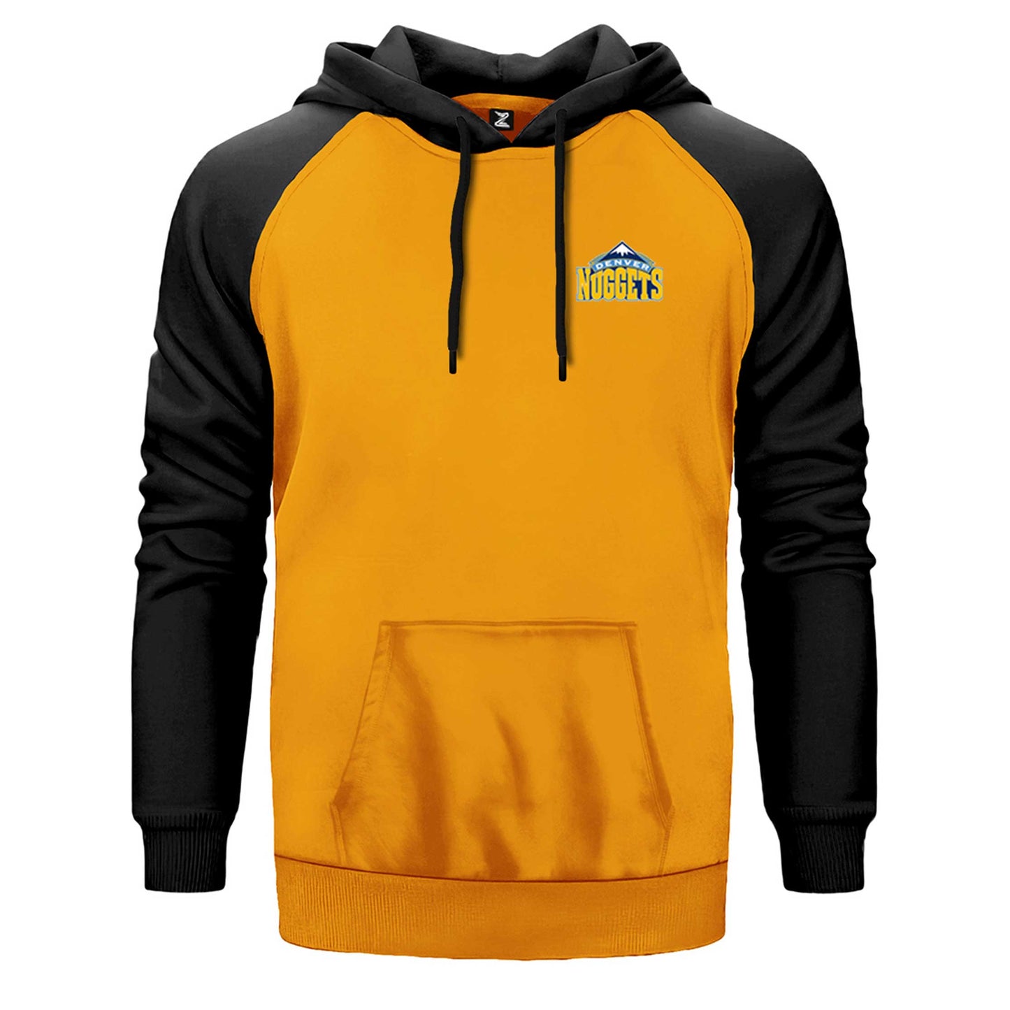 Denver Nuggets Logo Çift Renk Reglan Kol Sweatshirt