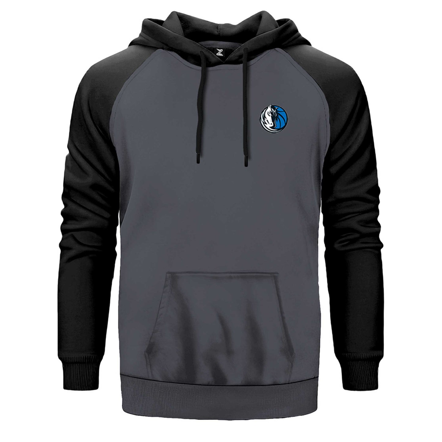 Dallas Mavericks Logo Çift Renk Reglan Kol Sweatshirt