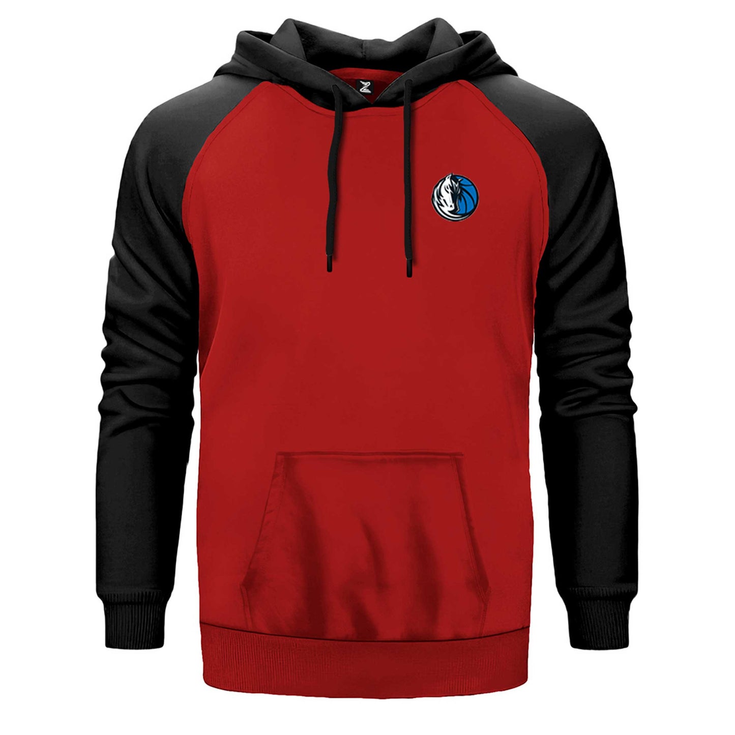 Dallas Mavericks Logo Çift Renk Reglan Kol Sweatshirt