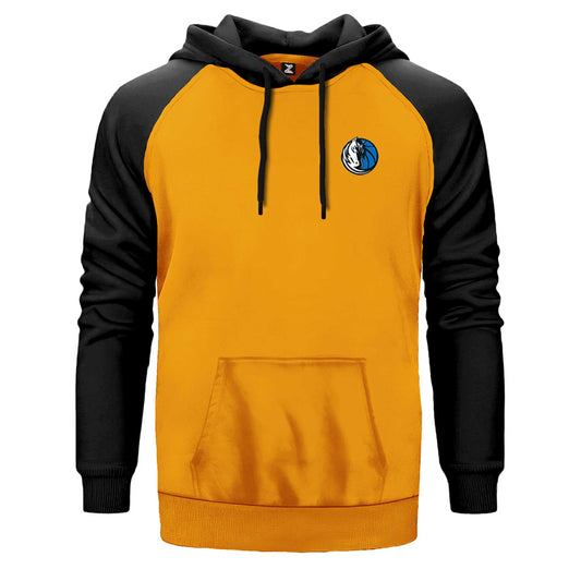Dallas Mavericks Logo Çift Renk Reglan Kol Sweatshirt
